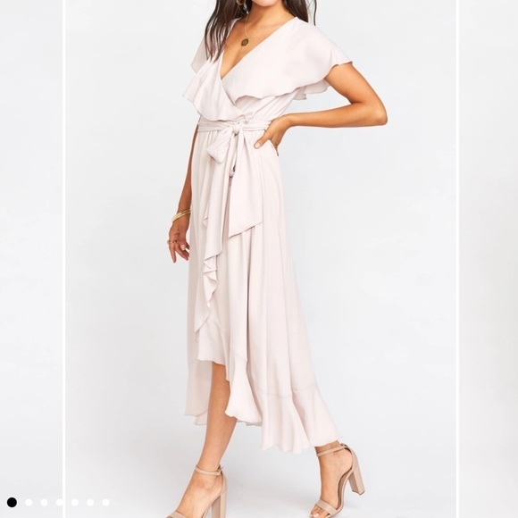 NWOT Show Me Your Mumu Jess Ruffle Midi Dress - Picture 2 of 12